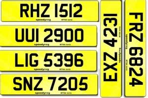 cheapest number plates made.
